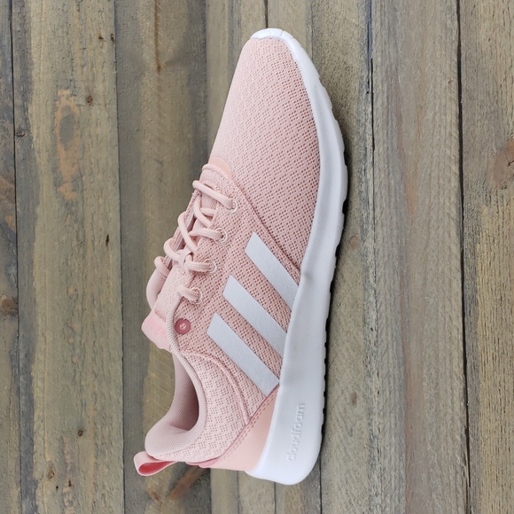adidas QT Racer 2.0 Women's Everyday Cushioned Shoes Sneakers Vapour Pink/White - Picture 2 of 9